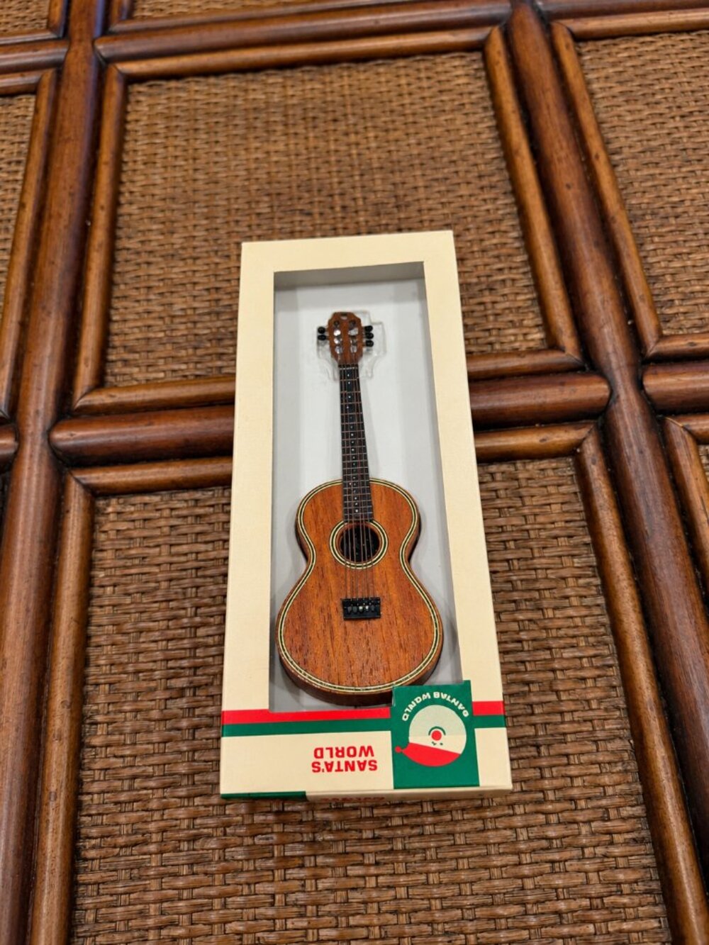 Vintage Guitar Ornament by Kurt Adler from Santa's World